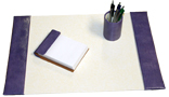 Purple American Lizard 3-Piece Leatehr Desk Set